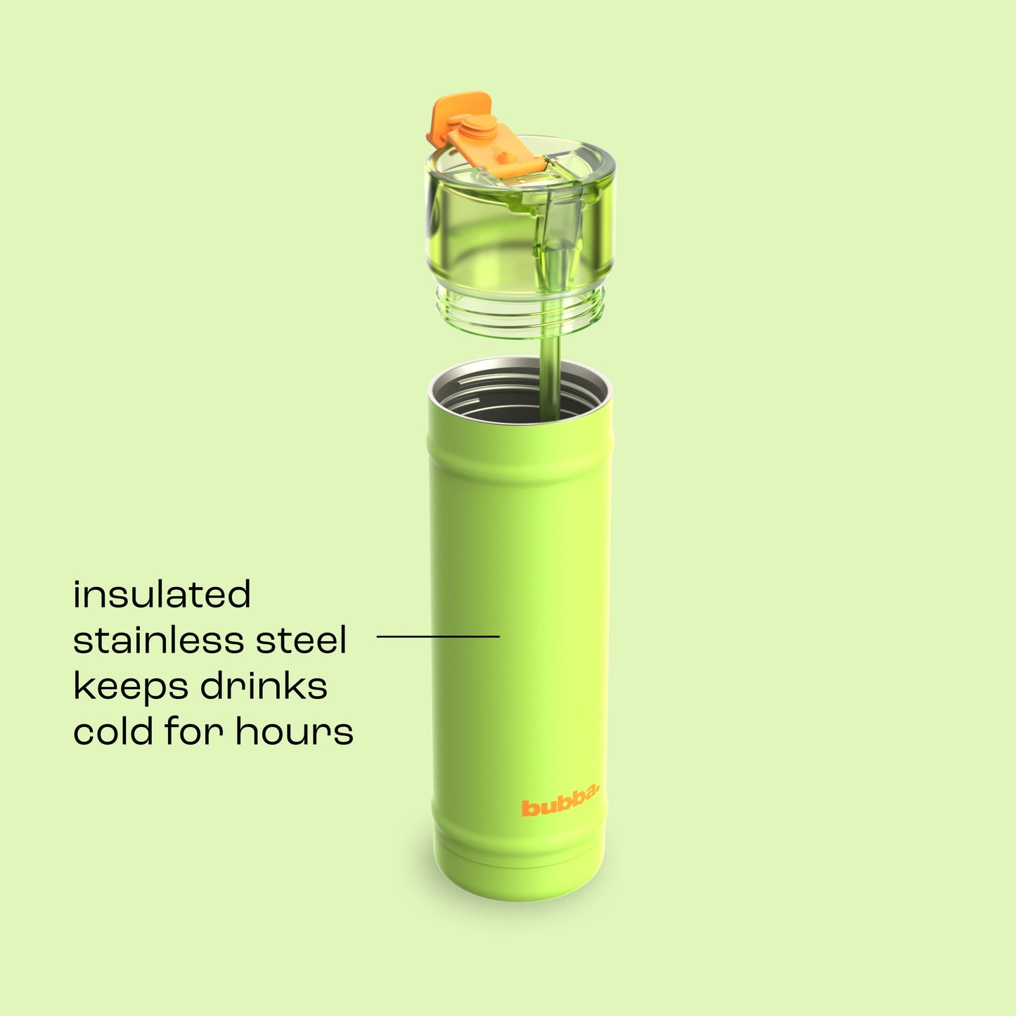 bubba 24 oz DualSip Insulated Stainless Steel Water Bottle - Glow Up - US 1257