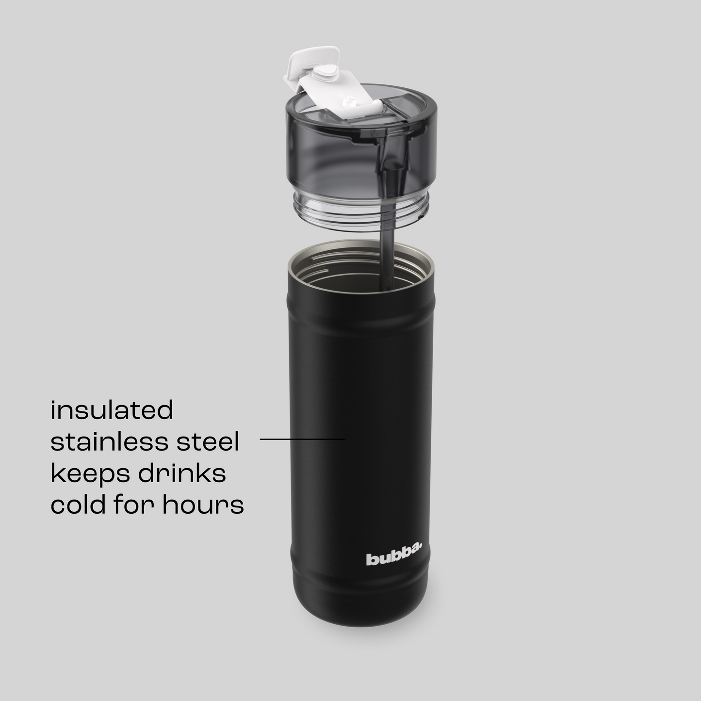 bubba 32 oz DualSip Insulated Stainless Steel Water Bottle - Office Siren - US 8291
