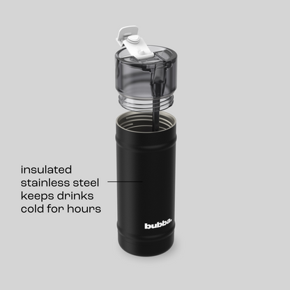 bubba 18 oz DualSip Insulated Stainless Steel Water Bottle -  Office Siren - US 4393