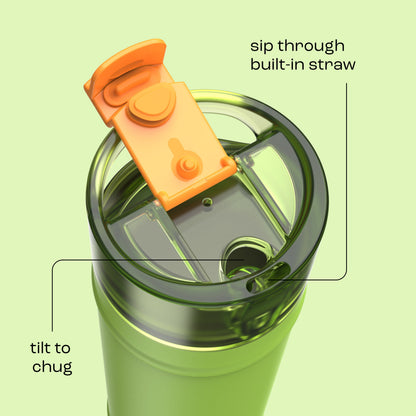 bubba 24 oz DualSip Insulated Stainless Steel Water Bottle - Glow Up - US 1257