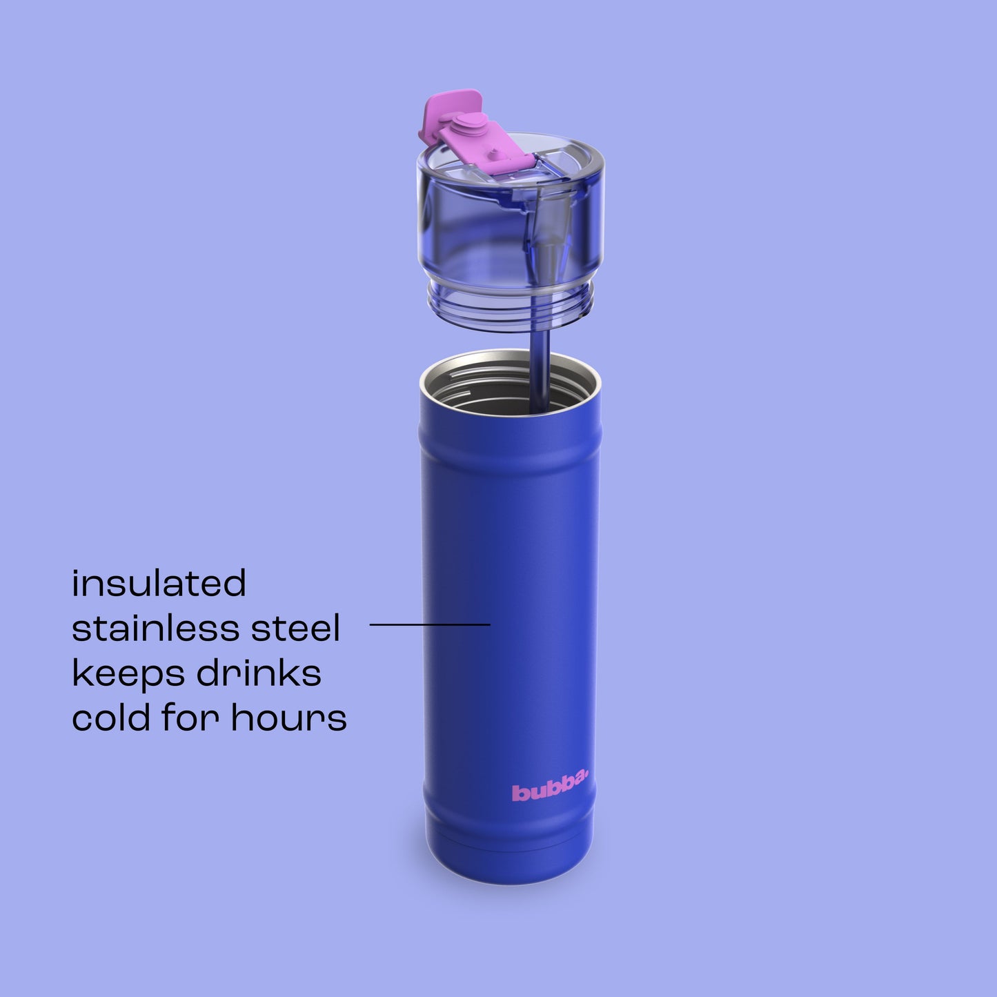 bubba 24 oz DualSip Insulated Stainless Steel Water Bottle - Ocean Energy - US 2634