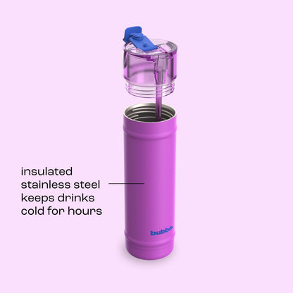 bubba 24 oz DualSip Insulated Stainless Steel Water Bottle - Mood Booster - US 2853