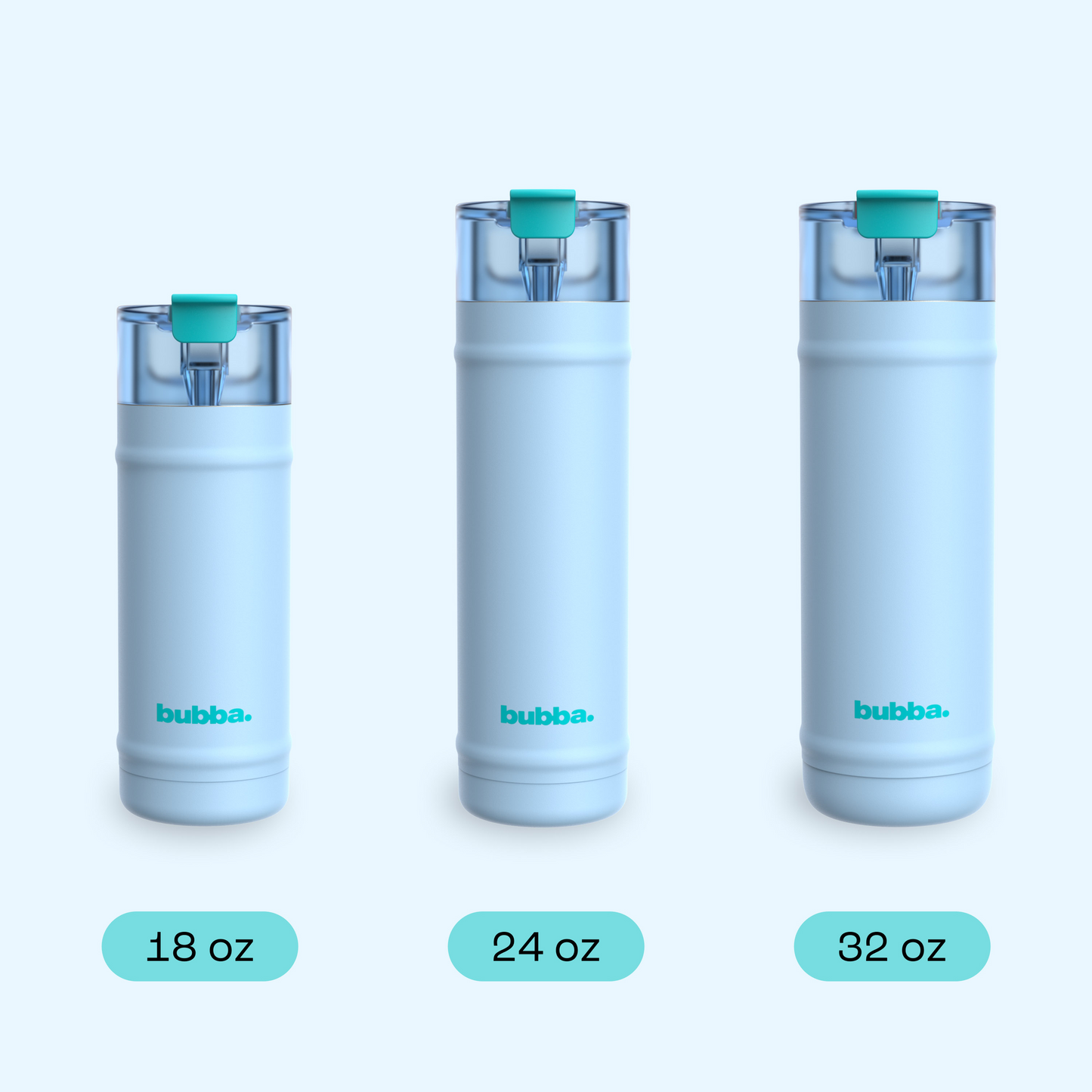 bubba 18 oz DualSip Insulated Stainless Steel Water Bottle - Daydreamin - US 9735