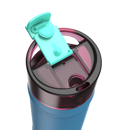 bubba 24 oz DualSip Insulated Stainless Steel Water Bottle - Blue Ribbon - US 8126