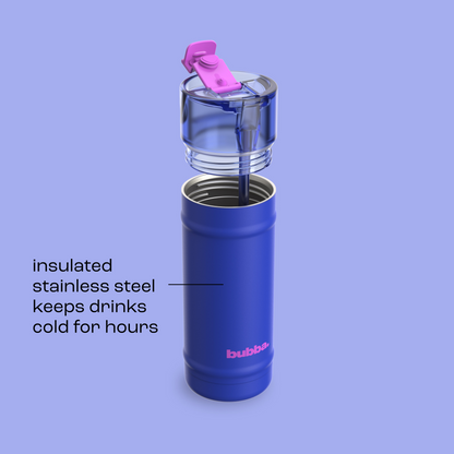 bubba 18 oz DualSip Insulated Stainless Steel Water Bottle - Ocean Energy - US 8855