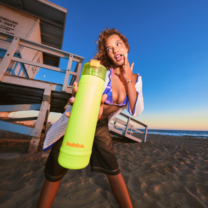 bubba 18 oz DualSip Insulated Stainless Steel Water Bottle - Mood Booster - US 1056