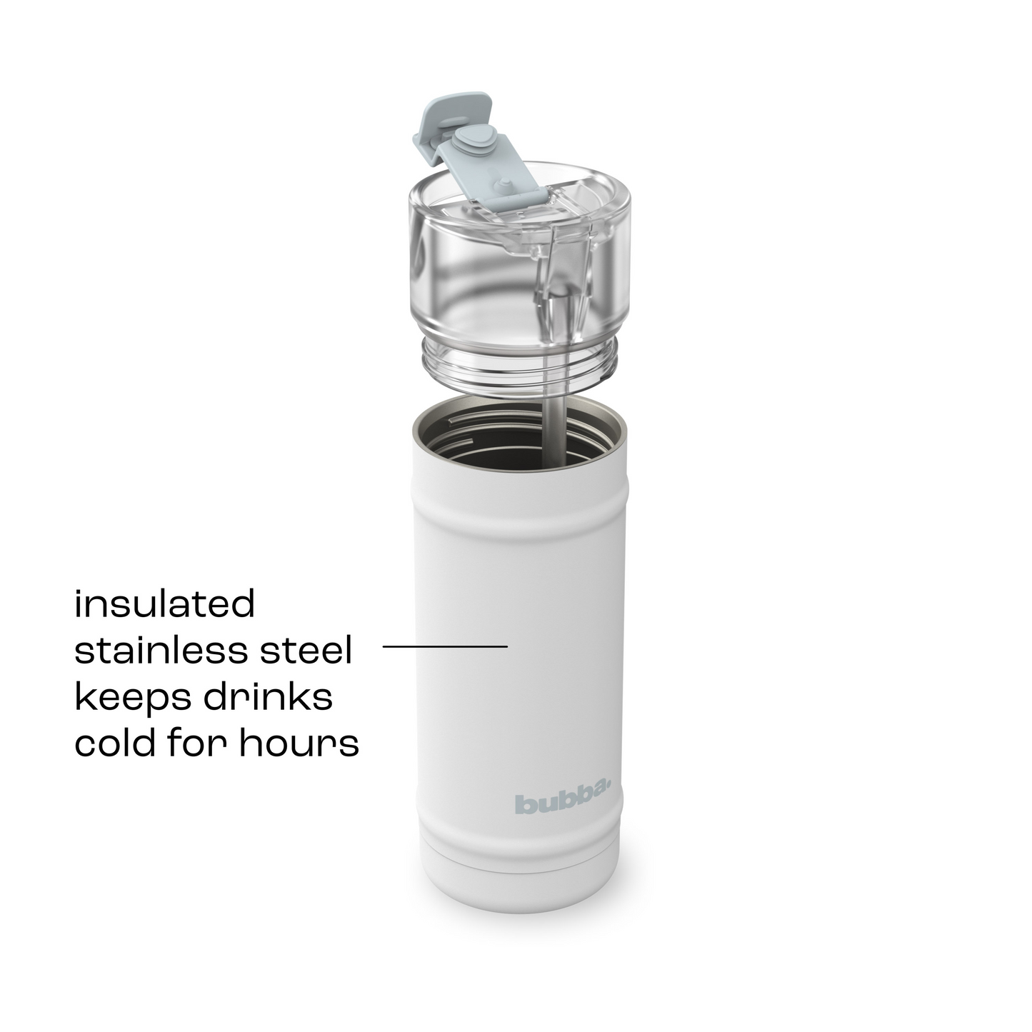 bubba 18 oz DualSip Insulated Stainless Steel Water Bottle - Fresh Kicks - US 4199