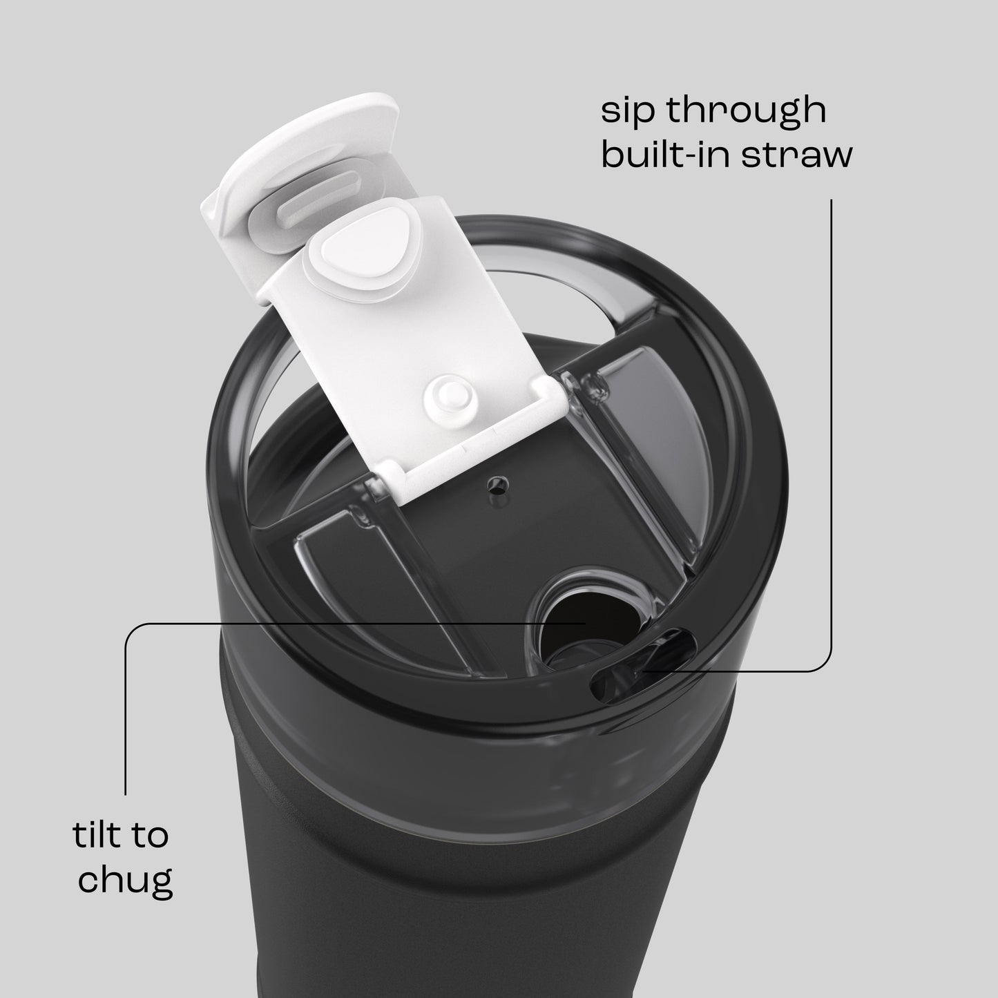 bubba 24 oz DualSip Insulated Stainless Steel Water Bottle - Office Siren - US 2767