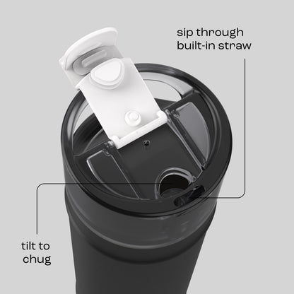bubba 24 oz DualSip Insulated Stainless Steel Water Bottle - Office Siren - US 2767