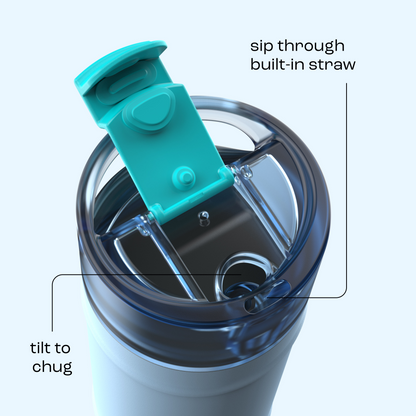 bubba 18 oz DualSip Insulated Stainless Steel Water Bottle - Daydreamin - US 9735