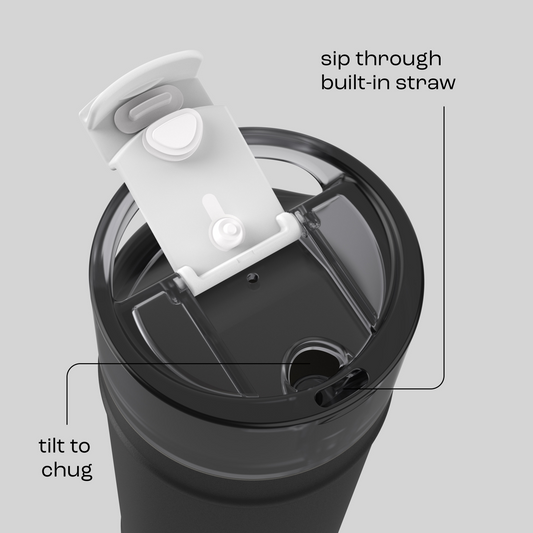 bubba 32 oz DualSip Insulated Stainless Steel Water Bottle - Office Siren - US 8291