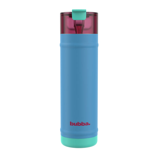 bubba 24 oz DualSip Insulated Stainless Steel Water Bottle - Blue Ribbon - US 8126