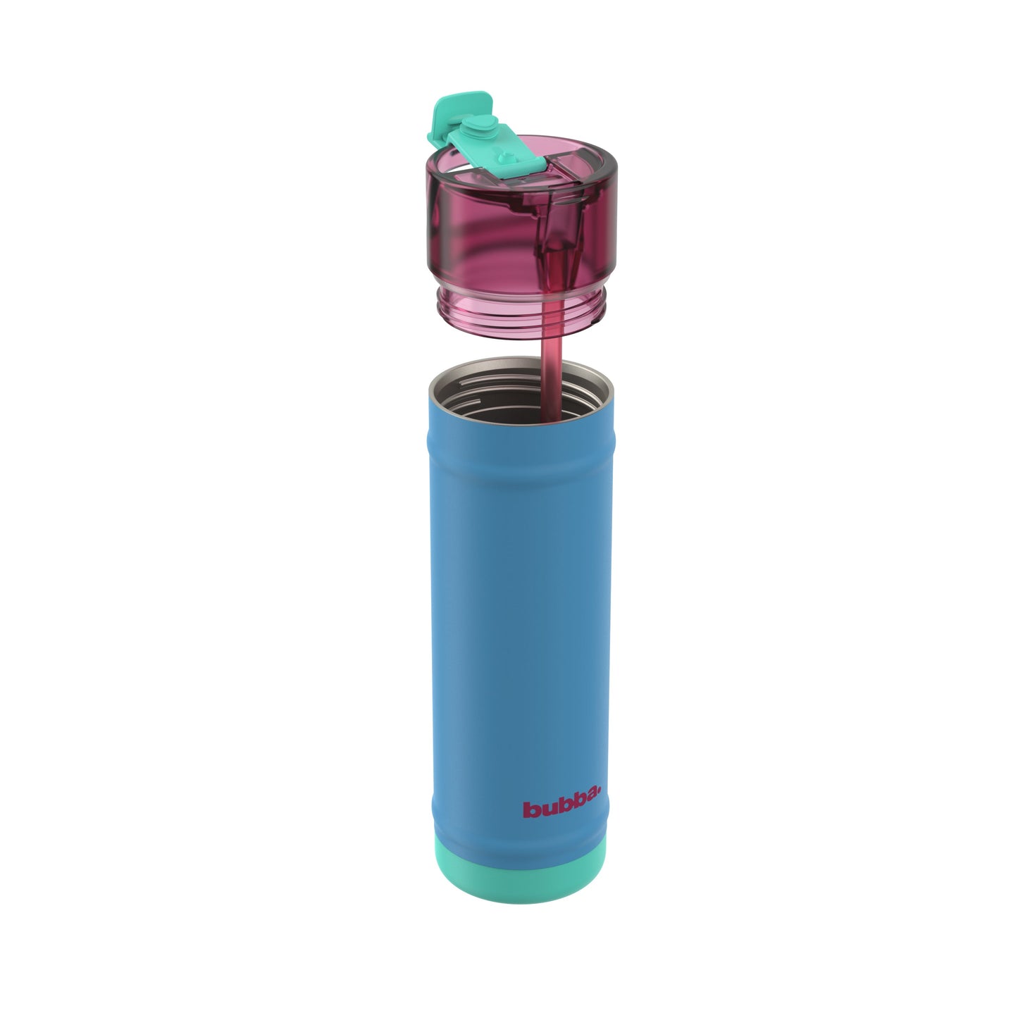 bubba 24 oz DualSip Insulated Stainless Steel Water Bottle - Blue Ribbon - US 8126
